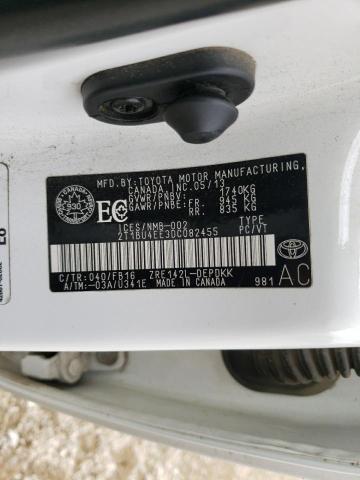 Фото 10 с аукциона – 2013 TOYOTA COROLLA BA с VIN 2T1BU4EE3DC082455
