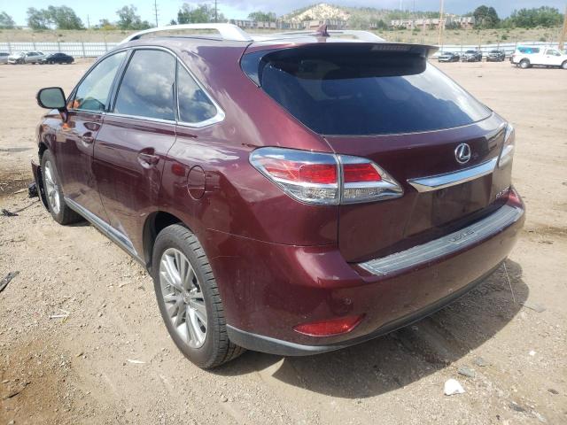 Photo 3 from auction – 2013 LEXUS RX 350 BAS with VIN 2T2BK1BA8DC155885