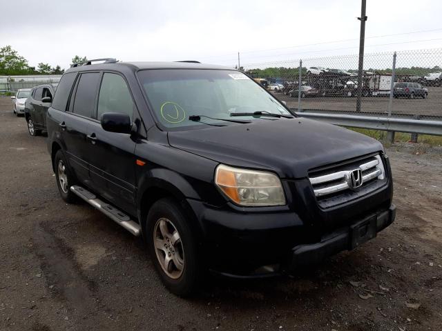 HONDA PILOT 2007 with VIN 2HKYF18477H502287 - Photo from auction