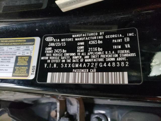 Photo 10 from auction – 2015 KIA OPTIMA LX with VIN 5XXGM4A72FG448382