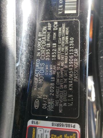Photo 10 from auction – 2013 KIA RIO LX with VIN KNADM5A39D6131360