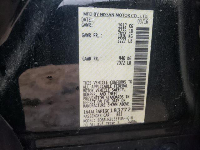 Photo 10 from auction – 2016 NISSAN ALTIMA 2.5 with VIN 1N4AL3AP1GC183772
