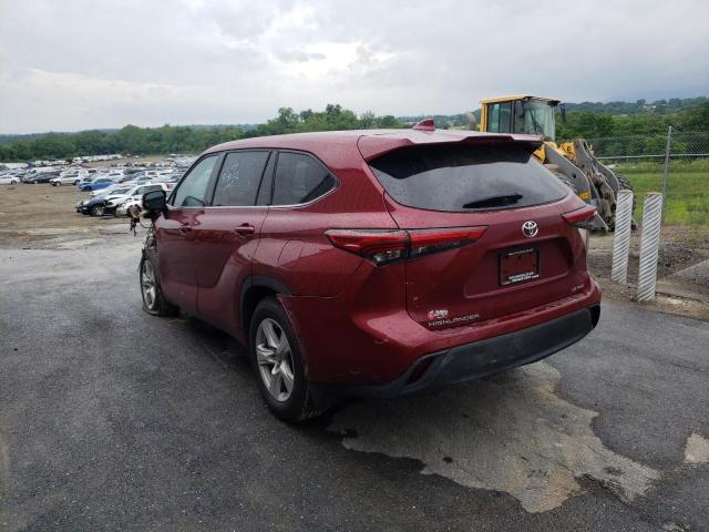 Photo 3 from auction – 2020 TOYOTA HIGHLANDER with VIN 5TDBZRBH2LS049305