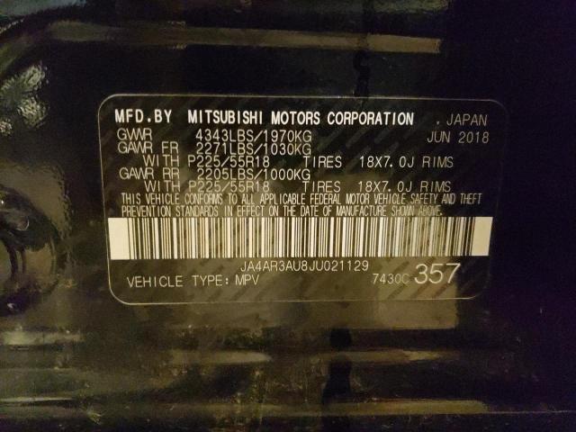 Photo 10 from auction – 2018 MITSUBISHI OUTLANDER with VIN JA4AR3AU8JU021129