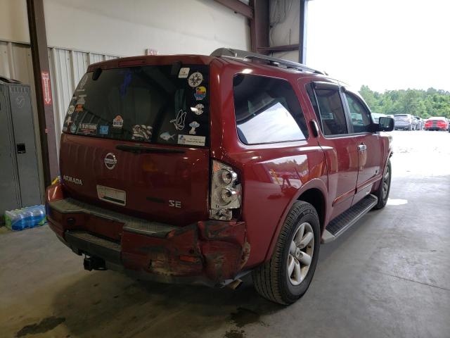 Photo 4 from auction – 2008 NISSAN ARMADA SE with VIN 5N1BA08D88N623387