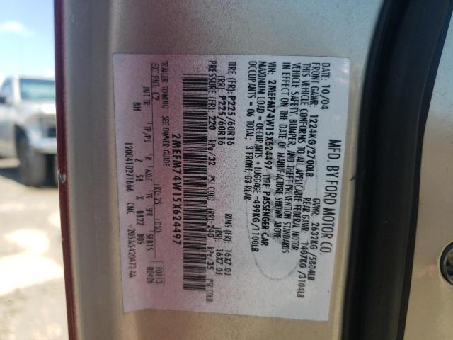 Photo 10 from auction – 2005 MERCURY GRAND MARQ with VIN 2MEFM74W15X624497