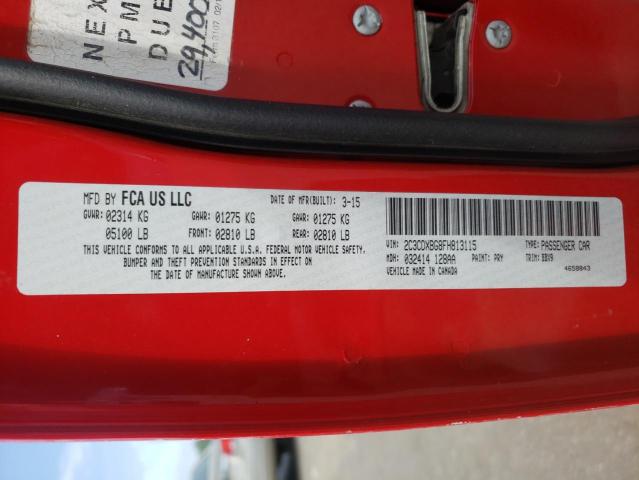 Photo 10 from auction – 2015 DODGE CHARGER SE with VIN 2C3CDXBG8FH813115