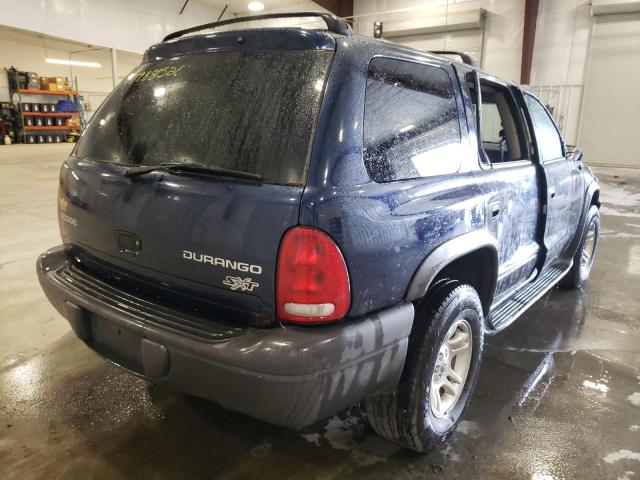 Photo 4 from auction – 2003 DODGE DURANGO SP with VIN 1D4HS38N03F532495