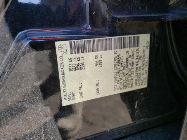 Photo 10 from auction – 2011 NISSAN ALTIMA SR with VIN 1N4BL2AP6BN463618