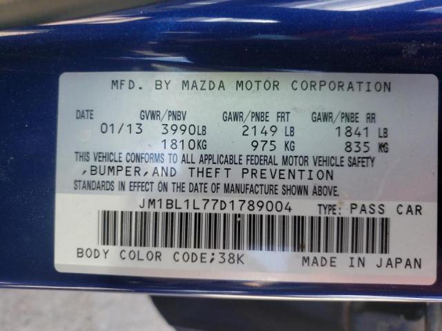 Photo 10 from auction – 2013 MAZDA 3 I with VIN JM1BL1L77D1789004