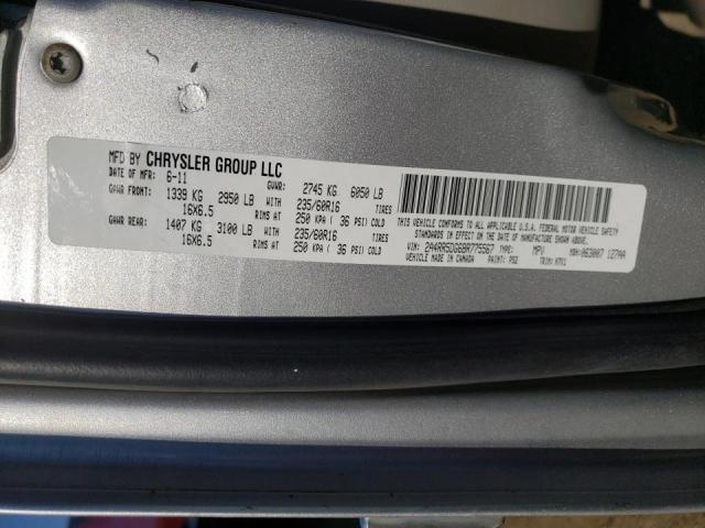 Photo 10 from auction – 2011 CHRYSLER TOWN & COU with VIN 2A4RR5DG6BR775567