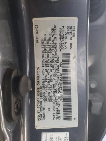 Photo 10 from auction – 2002 TOYOTA HIGHLANDER with VIN JTEGF21A420045442