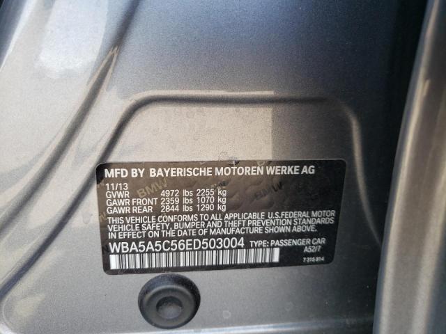 Photo 10 from auction – 2014 BMW 528 I with VIN WBA5A5C56ED503004