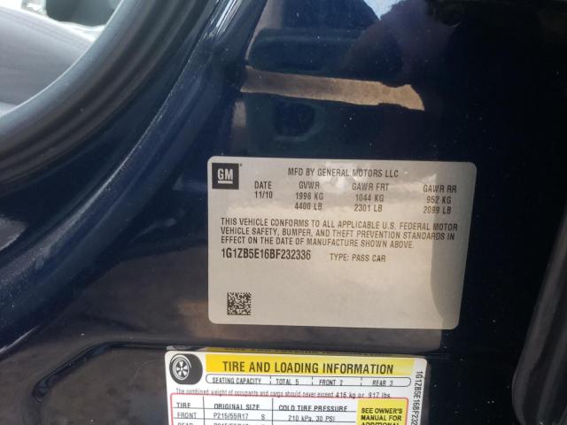 Photo 10 from auction – 2011 CHEVROLET MALIBU LS with VIN 1G1ZB5E16BF232336