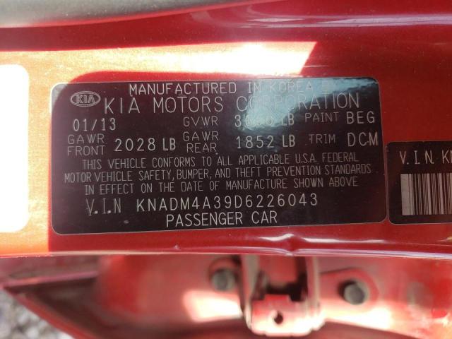 Photo 10 from auction – 2013 KIA RIO LX with VIN KNADM4A39D6226043
