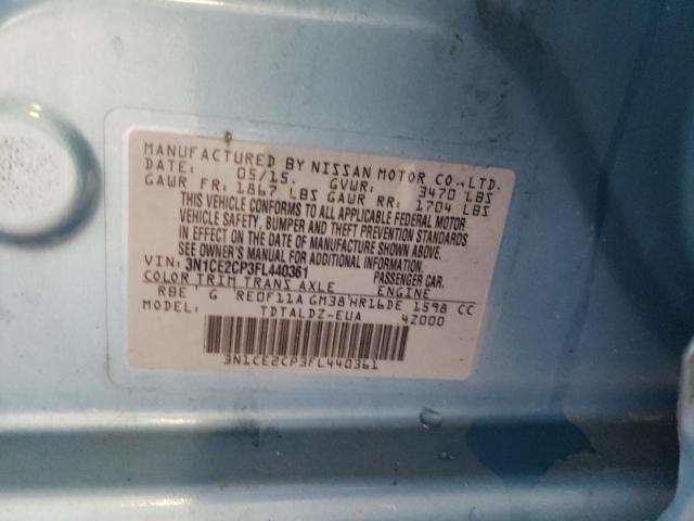 Photo 10 from auction – 2015 NISSAN VERSA NOTE with VIN 3N1CE2CP3FL440361