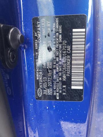 Photo 10 from auction – 2013 HYUNDAI VELOSTER T with VIN KMHTC6AE4DU167070