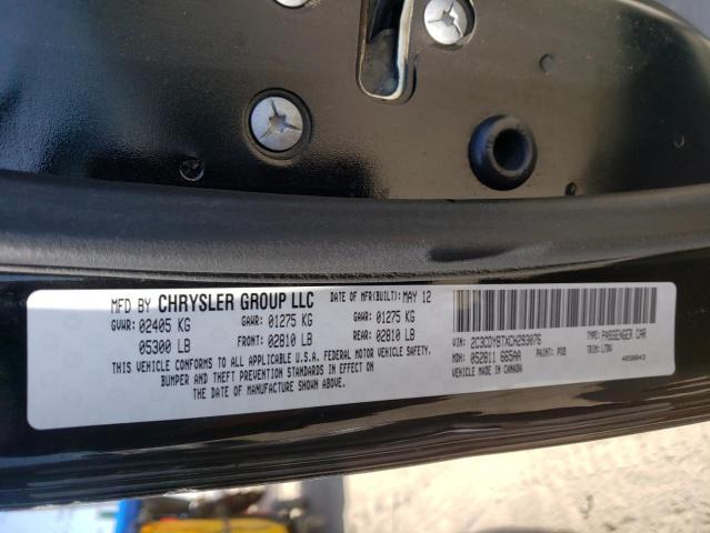 Photo 10 from auction – 2012 DODGE CHALLENGER with VIN 2C3CDYBTXCH293076