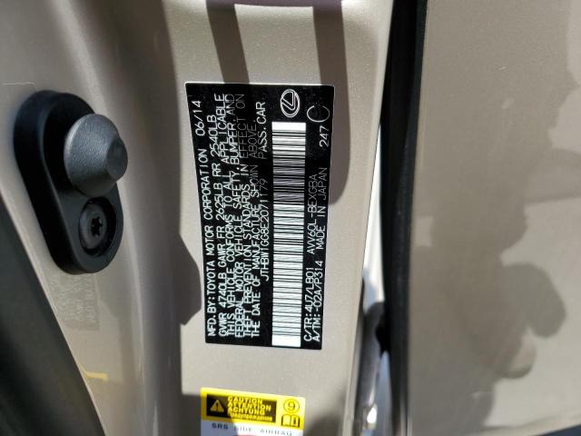 Foto 10 de la subasta – 2014 LEXUS ES 300H con VIN JTHBW1GG8E2071179