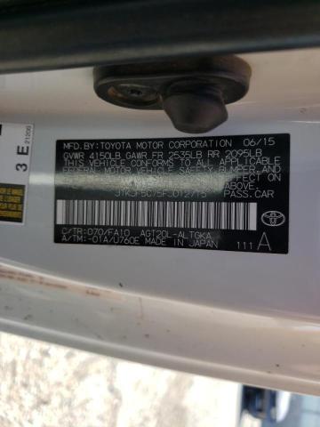 Photo 10 from auction – 2015 TOYOTA SCION TC with VIN JTKJF5C75FJ012715