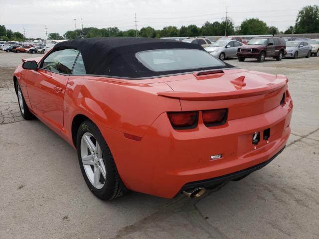 Photo 3 from auction – 2012 CHEVROLET CAMARO LT with VIN 2G1FB3D33C9199719
