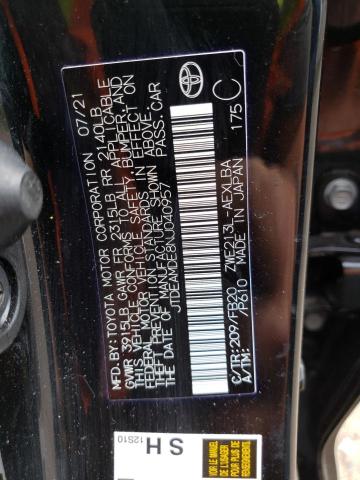 Photo 10 from auction – 2022 TOYOTA COROLLA LE with VIN JTDEAMDE8NJ040957