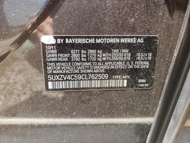 Photo 10 from auction – 2012 BMW X5 XDRIVE3 with VIN 5UXZV4C59CL762509