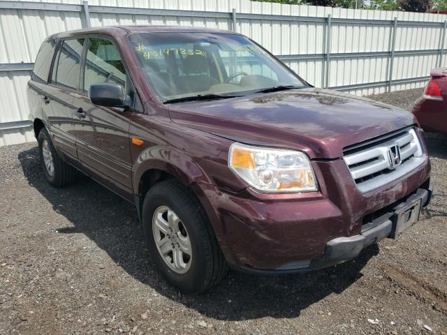 HONDA PILOT 2007 with VIN 2HKYF18157H519319 - Photo from auction