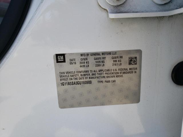 Photo 10 from auction – 2016 CHEVROLET MALIBU LIM with VIN 1G11A5SA0GU160900