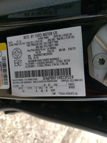 Photo 10 from auction – 2017 FORD FUSION SE with VIN 3FA6P0H71HR239324