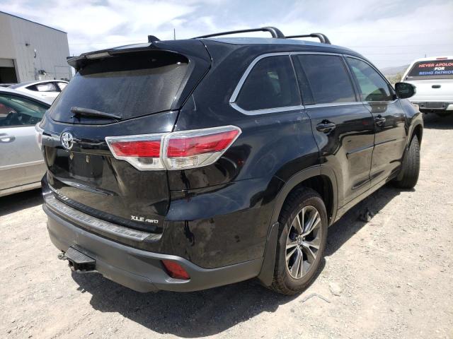 Photo 4 from auction – 2016 TOYOTA HIGHLANDER with VIN 5TDJKRFH0GS328008
