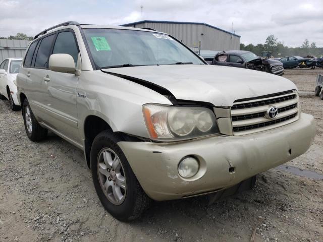 TOYOTA HIGHLANDER 2002 with VIN JTEGF21A420029287 - Photo from auction