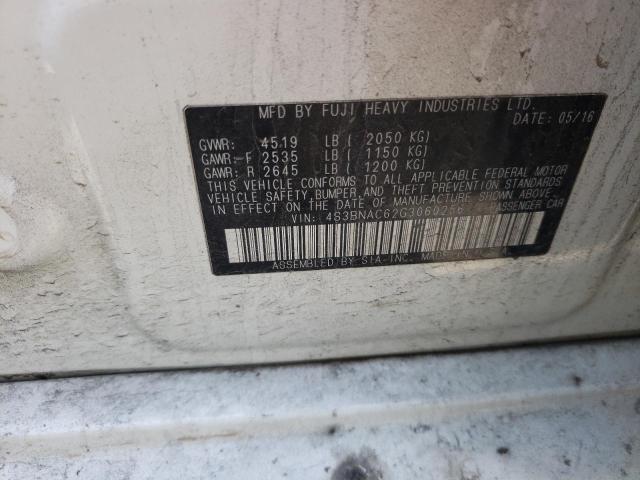 Photo 10 from auction – 2016 SUBARU LEGACY 2.5 with VIN 4S3BNAC62G3060256