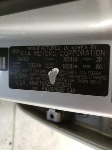 Photo 10 from auction – 2010 KIA FORTE LX with VIN KNAFT4A29A5059221