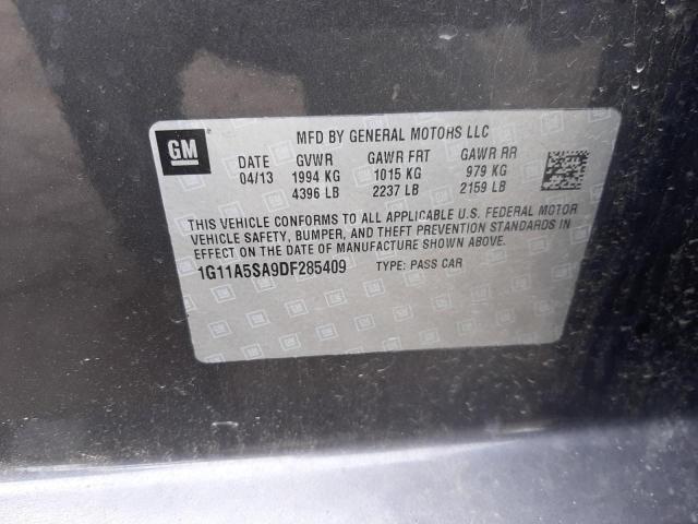 Photo 10 from auction – 2013 CHEVROLET MALIBU LS with VIN 1G11A5SA9DF285409