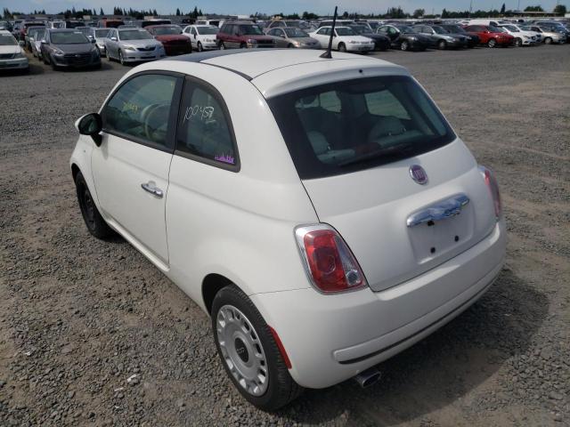 Photo 3 from auction – 2012 FIAT 500 POP with VIN 3C3CFFARXCT131556