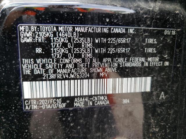 Photo 10 from auction – 2018 TOYOTA RAV4 ADVEN with VIN 2T3RFREV4JW753204