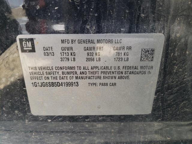 Photo 10 from auction – 2013 CHEVROLET SONIC RS with VIN 1G1JG6SB5D4199913