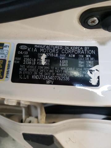 Photo 10 from auction – 2013 KIA SOUL with VIN KNDJT2A54D7762536