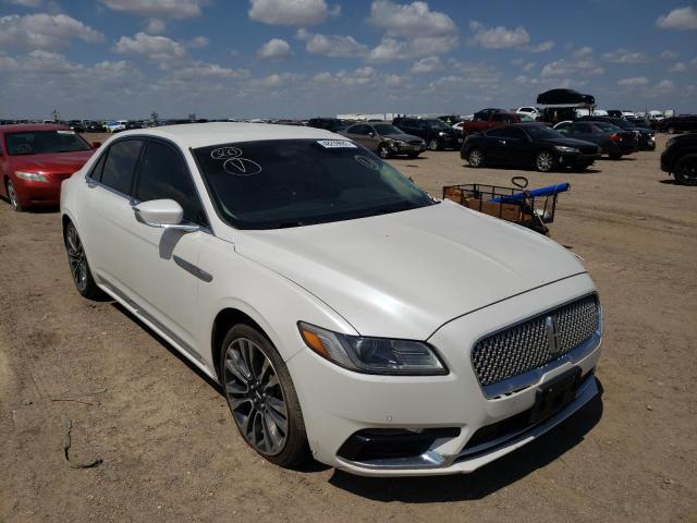 LINCOLN CONTINENTA 2017 with VIN 1LN6L9SP4H5637855 - Photo from auction