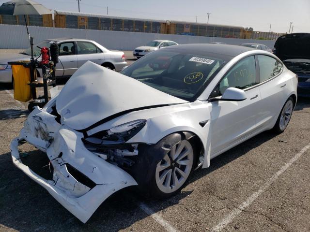 Photo 2 from auction – 2021 TESLA MODEL 3 with VIN 5YJ3E1EB2MF997895