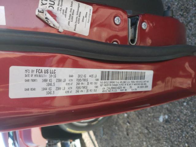 Photo 10 from auction – 2017 JEEP PATRIOT SP with VIN 1C4NJPBAXHD145679