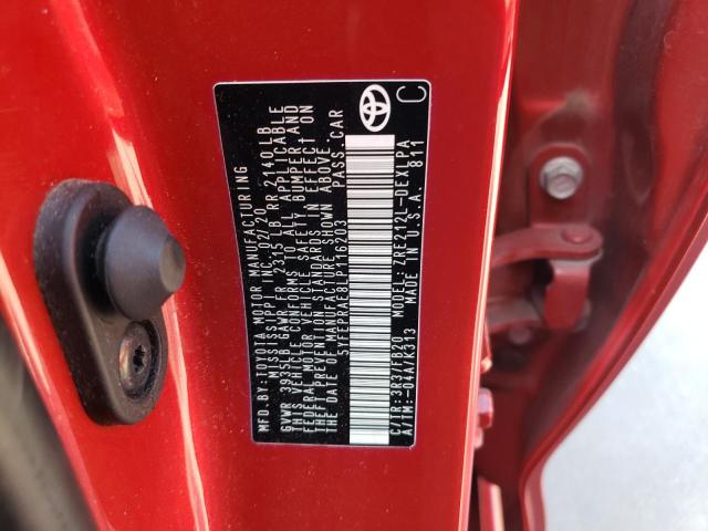 Photo 10 from auction – 2020 TOYOTA COROLLA LE with VIN 5YFEPRAE8LP116203