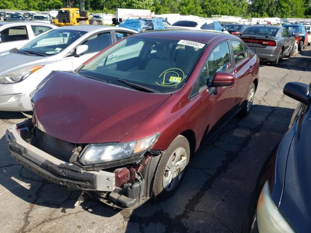 Photo 2 from auction – 2015 HONDA CIVIC LX with VIN 19XFB2F53FE282654