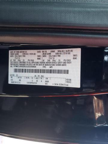 Photo 10 from auction – 2018 FORD ESCAPE SE with VIN 1FMCU0GD0JUD35064