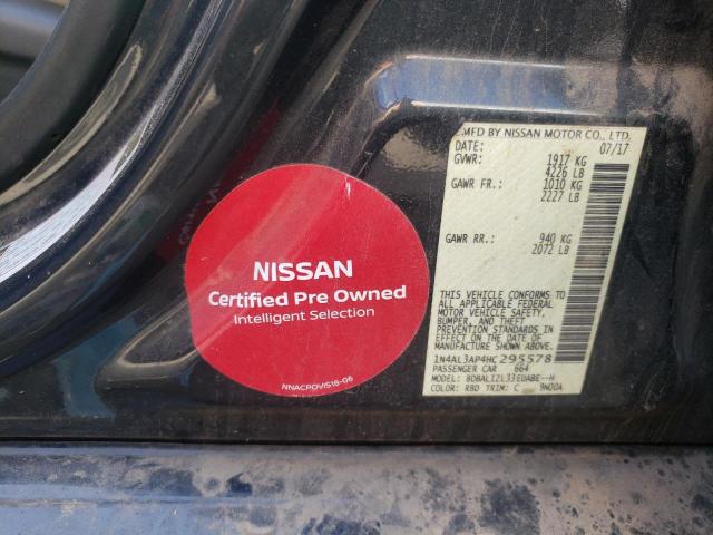 Photo 10 from auction – 2017 NISSAN ALTIMA 2.5 with VIN 1N4AL3AP4HC295578