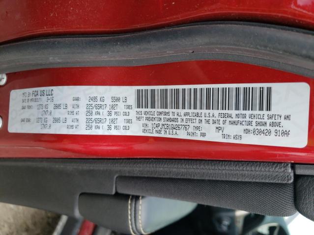 Photo 10 from auction – 2016 JEEP CHEROKEE L with VIN 1C4PJMCB1GW267767
