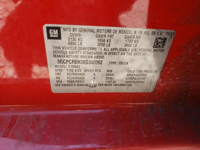 Photo 10 from auction – 2014 CHEVROLET SILVERADO with VIN 3GCPCREH3EG300062