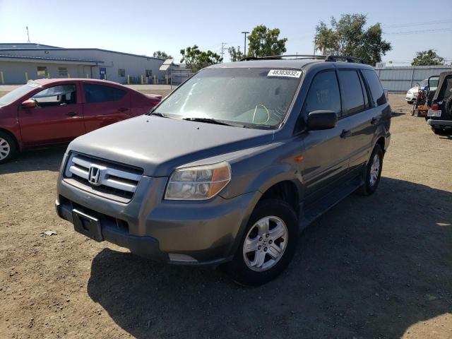 Photo 2 from auction – 2007 HONDA PILOT LX with VIN 5FNYF28167B006813