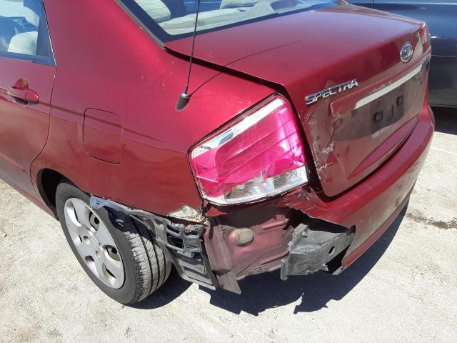 Photo 9 from auction – 2007 KIA SPECTRA EX with VIN KNAFE122675405970